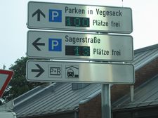 Foto Parkleitschild